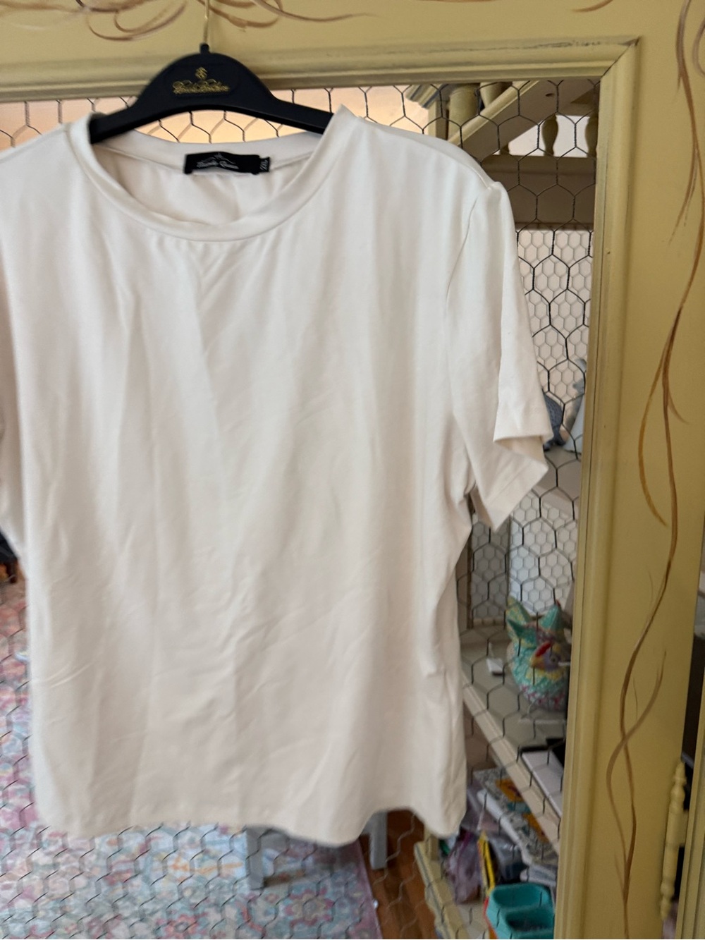 Amazon White Short Sleeve Crewneck Tee